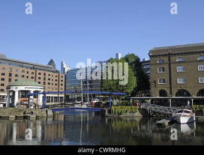 St Katherines Dock London England Stockfoto