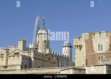 Die Scherbe vom Tower of London London England Stockfoto