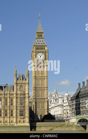 Big Ben und die Houses of Parlament London England Stockfoto