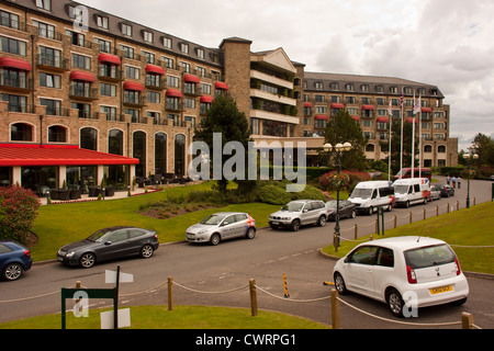 Celtic Manor Resort, Heimat des 2010 Rydercup wo Europa schlagen, Newport, Wales, UK, USA. Stockfoto