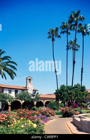 Mission San Juan Capistrano, Kalifornien, USA - Historic Landmark gegründet 1776 Stockfoto