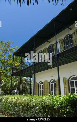 GARDEN ERNEST HEMINGWAY HOME MUSEUM (©ASA TIFT 1851) KEY WEST OLD TOWN HISTORIC DISTRICT FLORIDA USA Stockfoto