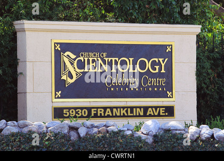 Die Hollywood Church of Scientology Celebrity Centre. Stockfoto