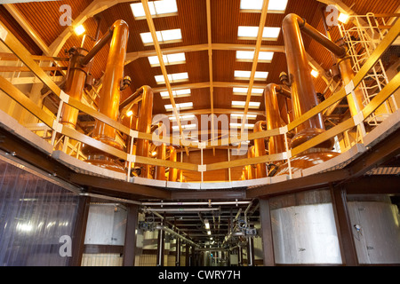 der Topf noch Zimmer Glenmorangie schottischer Whisky Brennerei Schottland, Vereinigtes Königreich Stockfoto