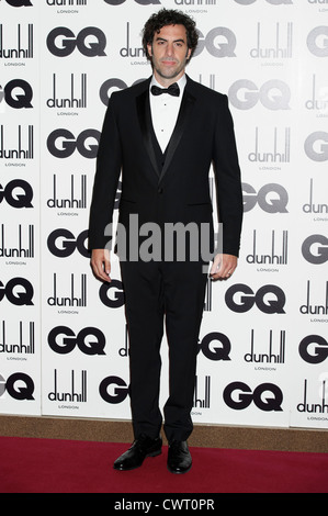 Sacha Baron Cohen kommt für die GQ Men of the Year Award an einem zentralen Ort London. Stockfoto