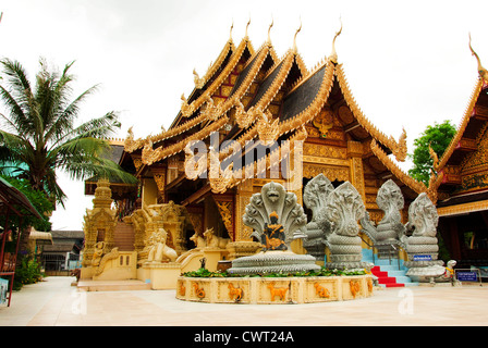 Tempel Sanpiyanglong in Lamphun Thailand Stockfoto