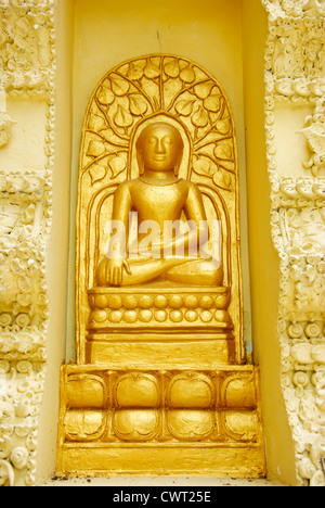 Buddha Stein im Tempel Sanpiyanglong in Lamphun Thailand Stockfoto