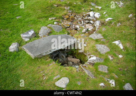 Die Website der Dunadd Wallburg am Kilmartin Glen, Argyll and Bute. Schottland.  SCO 8336 Stockfoto