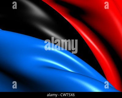 Des Herrn Resistance Army Flag. Hautnah. Stockfoto