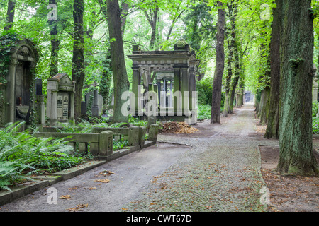 Jüdischer Friedhof Weißensee, Berlin, Deutschland Stockfoto