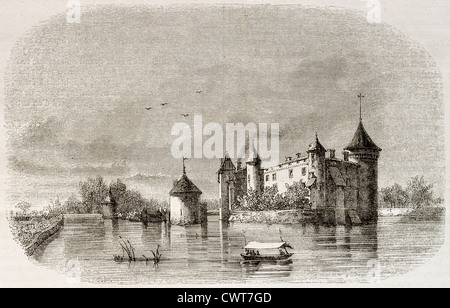 Chateau De La Brede Stockfoto