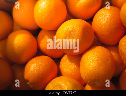 Frische und Reife orange Früchte Stockfoto