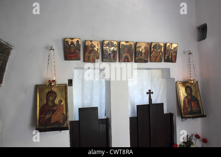 Rumänien, orthodoxen, Kapelle, Ikone, religion Stockfoto