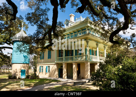 San Francisco-Plantage an der River Road über New Orleans, Louisiana Stockfoto