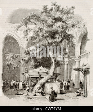 Moschee von Kesmas-el-Baradeyeh Hof, Cairo Stockfoto