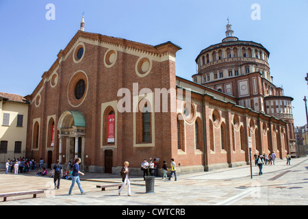 Italien, Lombardei, Mailand, Santa Maria Delle Grazie Kirche Stockfoto