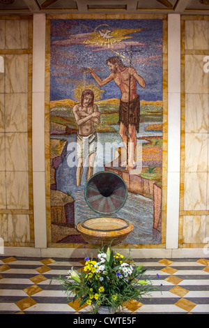 Italien, Lombardei, Mailand, Santa Maria Delle Grazie al Naviglio Kirche innen Stockfoto