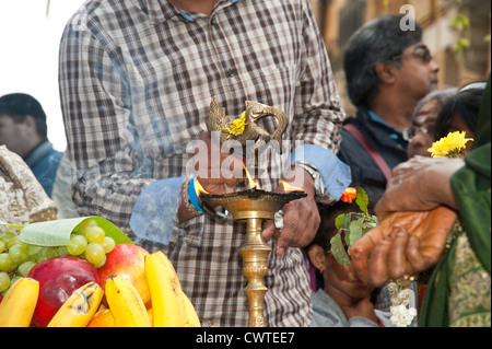 Paris, Frankreich - September 20120 - Ganesh Festival Feier Stockfoto