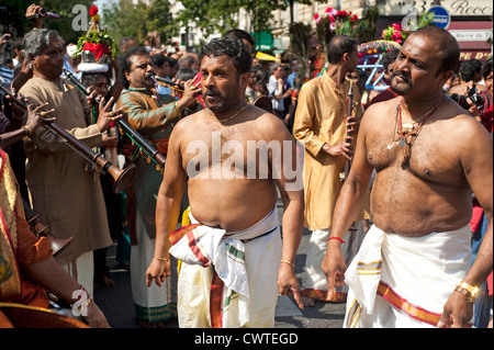 Paris, Frankreich - September 20120 - Ganesh Festival Feier Stockfoto