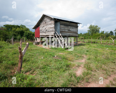 Heimat der Bauer am Banteay Chhmar in ländlichen nordwestlichen Kambodscha. Stockfoto