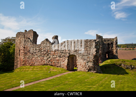 Hailes Castle ist eine hauptsächlich 14. Jahrhundert Burg über eine halbe Meile Südwesten von Osten Linton, East Lothian, Schottland. Stockfoto