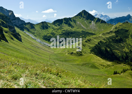 Le Petit Bornand & Mont Saxonnex (Savoie, Haute-Savoie, Frankreich): See von Lessy Stockfoto