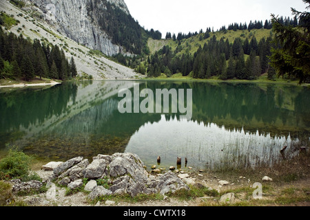 Mont Saxonnex (Haute Savoie, Frankreich): Lac bearbeiten Stockfoto