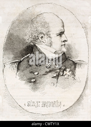 Sir John Franklin Stockfoto