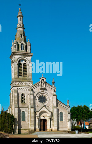 Die Kirche von La Teste De Buch, d ' Arcachon, Gironde Aquitaine, Frankreich Stockfoto