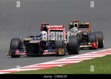 Jean Eric Vergne, (Toro Rosso F1) British Grand Prix, Silverstone UK. Formel 1, Formel 1 Stockfoto