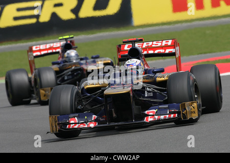 Daniel Ricciardo (Toro Rosso F1) British Grand Prix, Silverstone UK. Formel 1, Formel 1 Stockfoto