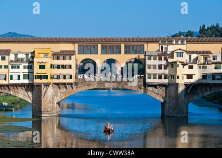 Ponte Vecchio-Florenz-Toskana-Italien Stockfoto