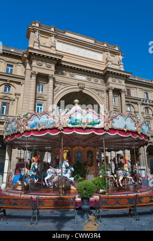 Arcone Triumphbogen Piazza della Repubblica Florence Toskana Italien Stockfoto