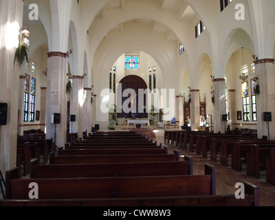 Das Innere der Kirche Stockfoto