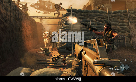 Computer-Videospiel - Call of Duty black ops Stockfoto