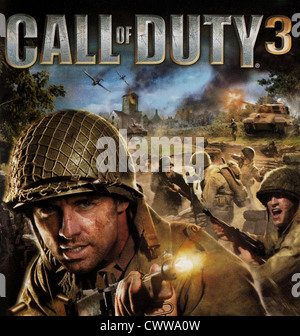 Call of Duty 3 Computer Video Spiel Stockfoto