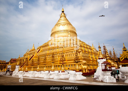 Shwezigon Pagode Stockfoto