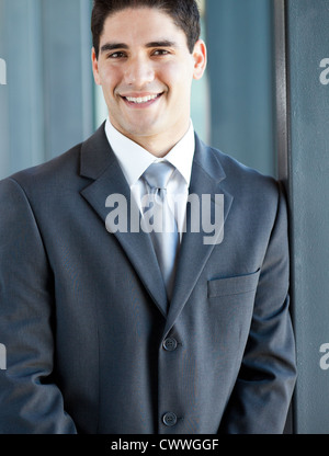 hübscher junger Geschäftsmann Closeup portrait Stockfoto