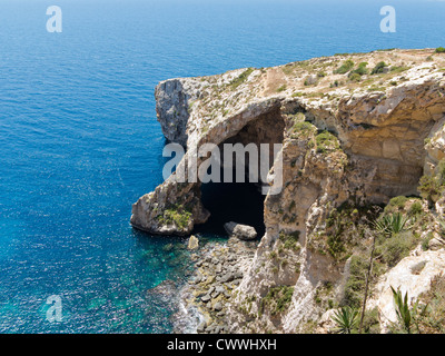 Die Blaue Grotte nahe dem Dorf von Zurrieq, Insel Malta, Mittelmeer Stockfoto