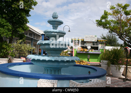 Grand Bahamas Insel Freeport Bahama unsere Lucaya blaue Wasser Brunnen Stadtbild lucayan Stockfoto