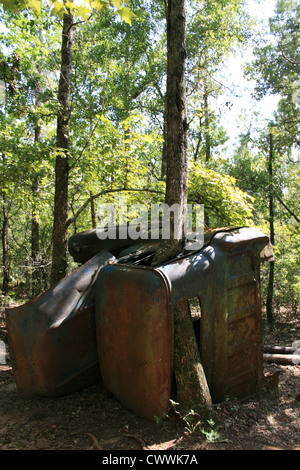 Antike Vintage Alter LKW PKW LKW verrostet rustikale Sammler Autos Stockfoto