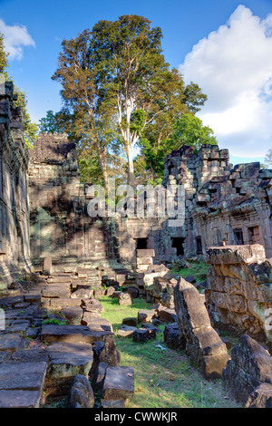 Preah Khan Tempel in Angkor Thom, Kambodscha Stockfoto