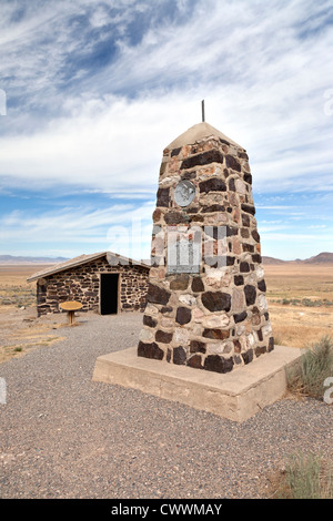 Simpson Federn Pony Express Station in Utahs Great Salt Lake Desert. Stockfoto