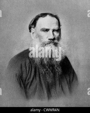 Leo Tolstoy (1828-1910) auf antiken Druck aus dem Jahre 1899. Russischer Schriftsteller. Stockfoto