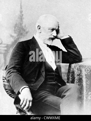 Pyotr Ilyich Tchaikovsky (1840-1893) auf antiken Druck aus dem Jahre 1899. Russischer Komponist. Stockfoto