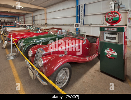 1950 MG TF Midget Roadster im Krieg Eagles Air Museum, Santa Teresa, New Mexico, USA Stockfoto