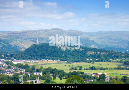 Wallace Monument im Sommer Stockfoto