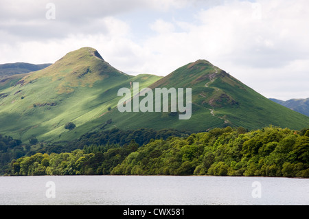 Catbells Berg, Keswick, Nationalpark Lake District, England Stockfoto