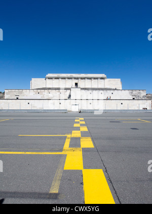 Der ehemaligen Tribüne der Nazi-Partei Rallye Gelände am Zeppelinfeld in Nürnberg in Bayern Stockfoto