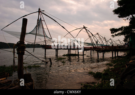 Chinesischen Fischernetz Stockfoto